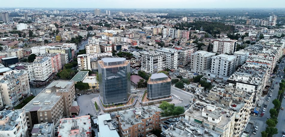 Tarsus Alıcı Center iş merkezi dış drone2