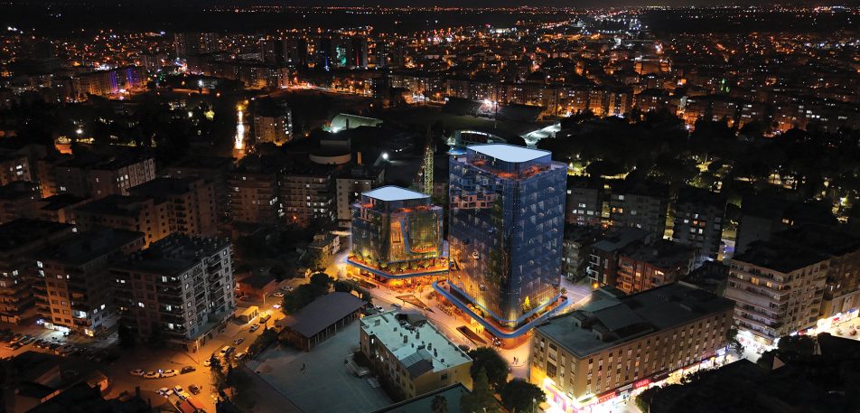 Tarsus Alıcı Center iş merkezi dış drone3